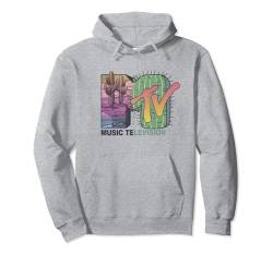 MTV Desert Cactus Split Retro Logo Pullover Hoodie von MTV