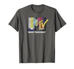 MTV Glitch Screen MTV Logo T-Shirt von MTV