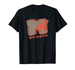 MTV Grungy Spray Paint Drip Logo T-Shirt von MTV