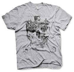 MTV Offizielles Lizenzprodukt Headbangers Ball Herren-T-Shirt (Heather Gray), Small von MTV