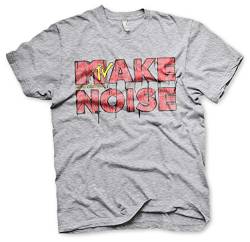 MTV Offizielles Lizenzprodukt Make Noise Herren T-Shirt (Heather Gray), Medium von MTV