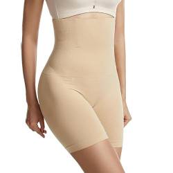 MUGUOY Browsluv Tummy Control Shorts,High Waisted Cross Shaping Body Shaper Panties,Non Slip Hip Lift Seamless Shapewear for Women. (XL/2XL, Apricot) von MUGUOY