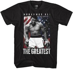 MUHAMMAD ALI - - Amerikanisches T-Shirt der Männer, Large, Black von MUHAMMAD ALI