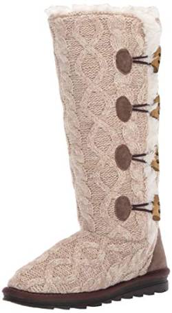 MUK LUKS Damen Felicity Kniehohe Stiefel, beige, 42.5 EU von MUK LUKS