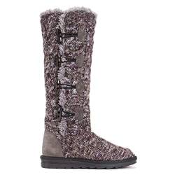 MUK LUKS Damen Women's Felicity Boots Kniehoher Stiefel, violett, 40.5 EU von MUK LUKS