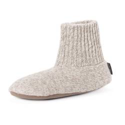 MUK LUKS Herren Morty Ragg Wolle Hausschuh, Haferflocken (Oatmeal), XX-Large von MUK LUKS