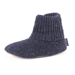 MUK LUKS Herren Morty Ragg Wolle Hausschuh, Marineblau, XX-Large von MUK LUKS