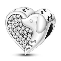 MULA Charms Anhänger Silber 925 für Armbänder, kompatibel mit europäischen Armbändern und Halskette für Frauen Mädchen von MULA