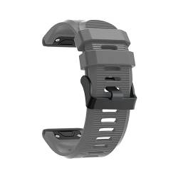 MURVE Ersatz-Sport-Silikon-Uhrenarmband für Garmin Fenix 5X 6X Pro Watch, Schnellverschluss, 26 mm, Armband für Fenix 3 3HR, 26MM Fenix 5X, Achat von MURVE