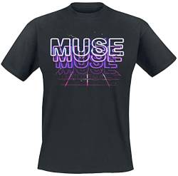 MUSE Lightning Babe Männer T-Shirt schwarz L 100% Baumwolle Band-Merch, Bands von MUSE