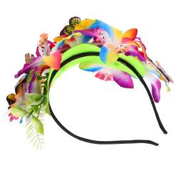 MUSISALY Phalaenopsis-Stirnband haar zubehör haarschmuck Flapper-Kopfbedeckung aus den 1920er Jahren Tanzparty-Requisite Haargummis Haarband Schmetterlings-Accessoires für Frauen die Blumen von MUSISALY