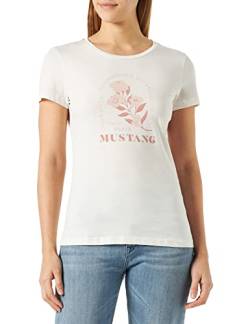 MUSTANG Damen Alexia C Print T-Shirt, Whisper White 2013, S von MUSTANG