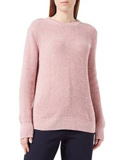 MUSTANG Damen Carla C Mouline Pullover, Ash Rose 8185, L von MUSTANG