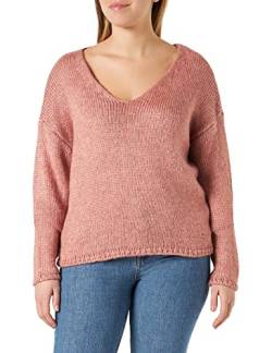 MUSTANG Damen Carla V Sweater Pullover, Ash Rose 8185, XL von MUSTANG