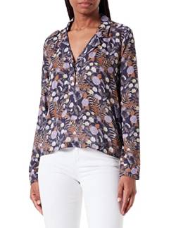 MUSTANG Damen Emma Floral AOP Bluse, Fieldflower Ebony 12314, 38 von MUSTANG