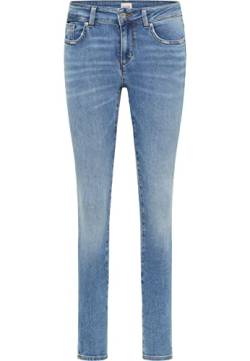 MUSTANG Damen Jeans Quincy Skinny Fit - Blau - Light Blue Denim W25-W34 Stretch, Größe:26W / 34L, Farbvariante:Light Blue Denim 5000-402 von MUSTANG