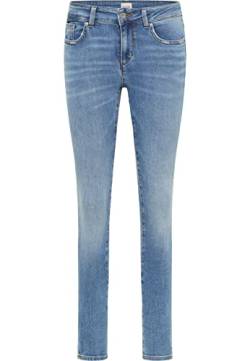 MUSTANG Damen Jeans Quincy Skinny Fit - Blau - Light Blue Denim W25-W34 Stretch, Größe:34W / 32L, Farbvariante:Light Blue Denim 5000-402 von MUSTANG