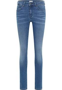 MUSTANG Damen Jeans Shelby Skinny Fit - Blau - Medium Blue Denim W24-W34 Stretch, Größe:27W / 34L, Farbvariante:Medium Blue Denim 5000-502 von MUSTANG