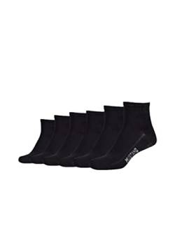 MUSTANG Damen Kurzsocken 6er Pack 35/38 black von MUSTANG