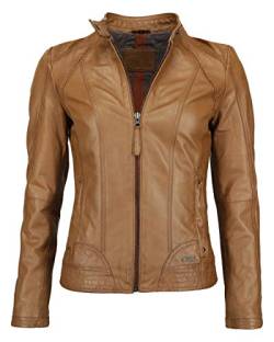 MUSTANG Damen Lederjacke Blanca Cognac XL von MUSTANG