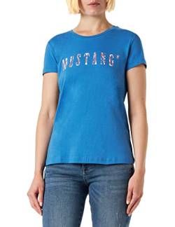 MUSTANG Damen Style Alexia C Print T-Shirt, Star Sapphire 5428, S von MUSTANG