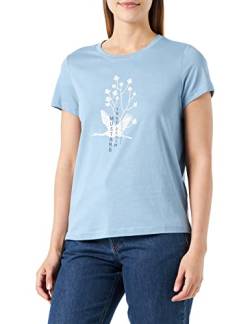 MUSTANG Damen Style Alina C Print T-Shirt, Faded Denim 5124, XS von MUSTANG