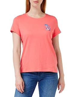 MUSTANG Damen Style Alina C Print T-Shirt, Porcelain Rose 8204, XS von MUSTANG