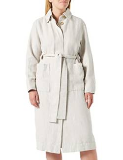 MUSTANG Damen Style Heather Trenchcoat, Whisper White Melange 2078, S von MUSTANG