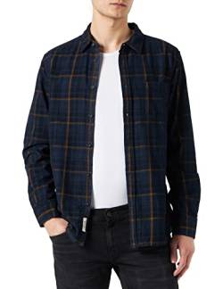 MUSTANG Herren Clemens Hemd, Cord Check_BL_NY_YL 12363, 3XL von MUSTANG