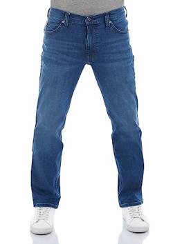 MUSTANG Herren Jeans Tramper Straight Fit Jeanshose Hose Denim Stretch Baumwolle Blau w32, Farbe:Medium Middle (1014415-5000-582), Größe:32W / 32L von MUSTANG