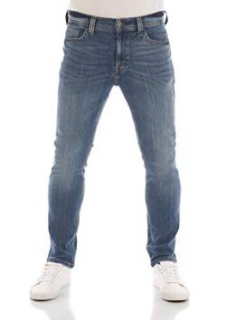 MUSTANG Herren Jeans Vegas Slim Fit Jeanshose Hose Denim Stretch Baumwolle Schwarz Grau Blau w30 - w40, Größe:31W / 32L, Farbvariante:Denim Blue (5000-583) von MUSTANG