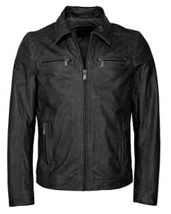 MUSTANG Herren Lederjacke 31021630 Black 4XL von MUSTANG