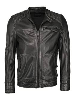 MUSTANG Herren Lederjacke 31022127 Black 4XL von MUSTANG