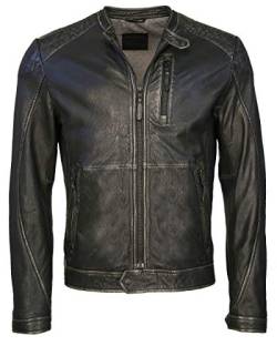 MUSTANG Herren Lederjacke Flinders Black M von MUSTANG