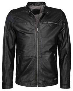 MUSTANG Herren Lederjacke Stewart Schwarz M von MUSTANG