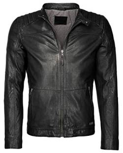 MUSTANG Herren Lederjacke Wellington Black XXL von MUSTANG