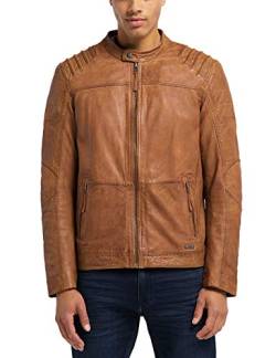 MUSTANG Herren Lederjacke Wellington Chestnut L von MUSTANG