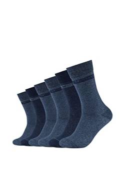 MUSTANG Herren Socken 6er Pack 39/42 jeans mix von MUSTANG