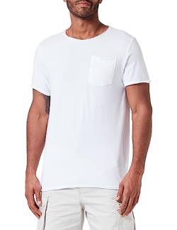 MUSTANG Herren Style Aaron C Washed T-Shirt, General White 2045, XXL von MUSTANG
