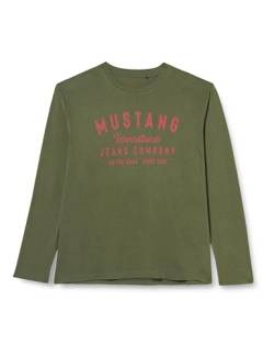 MUSTANG Herren Style Adrian C Print T-Shirt, Beetle 6414 von MUSTANG