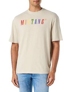 MUSTANG Herren Style Aidan C Pride T-Shirt, Moonstruck 2081, L von MUSTANG