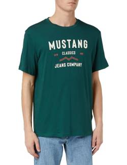 MUSTANG Herren Style Alex C Print T-Shirt, June Bug 6485, L von MUSTANG