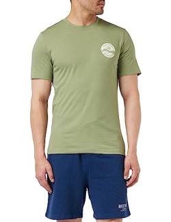 MUSTANG Herren Style Alex C Print T-Shirt, Oil Green 6273, M von MUSTANG