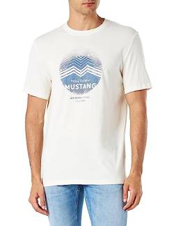 MUSTANG Herren Style Alex C Print T-Shirt, Pristine 8001, XXL von MUSTANG