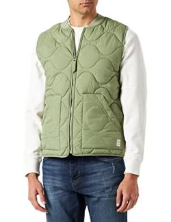 MUSTANG Herren Style Dennis Light Padded Vest, Oil Green 6273, 3XL von MUSTANG