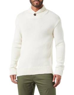 MUSTANG Herren Style Emil T Troyer Pullover, White Asparagus 3000, XX-Large von MUSTANG