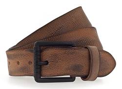 MUSTANG Leather Belt 40mm W115 Cognac - kürzbar von MUSTANG