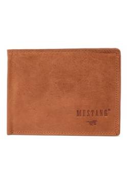 MUSTANG Udine Leather Wallet Side Opening Cognac von MUSTANG