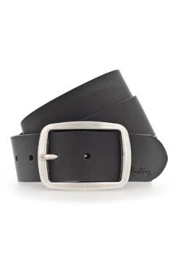 MUSTANG Woman´s Leather Belt 4.0 W100 Steel Grey von MUSTANG