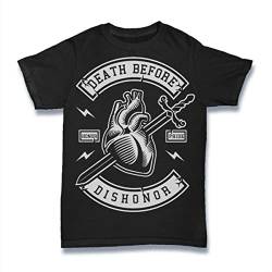 Death Before Dishonor T-Shirt Tee Black XL von MUTU